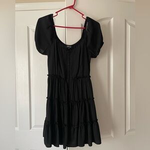 Black sun dress